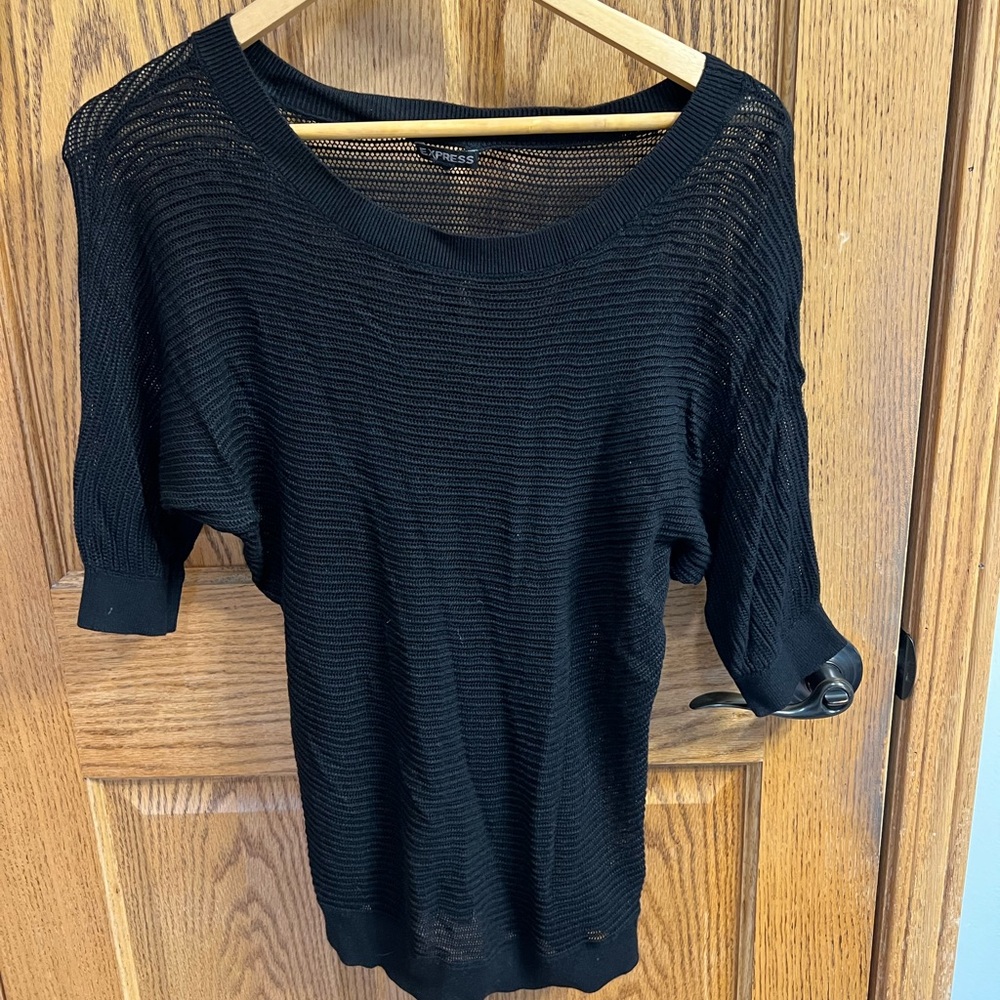 Women’s Black Knit Top